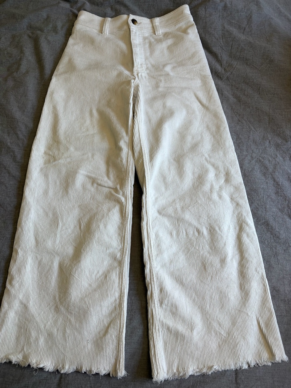 Billabong Cream Corduroy Wide Leg Pants